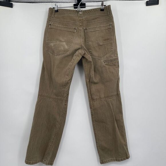 Kühl Brown Vintage Patina Dye Out Door Mid-Rise Straight Leg Jeans Size 32x30 - Picture 4 of 7